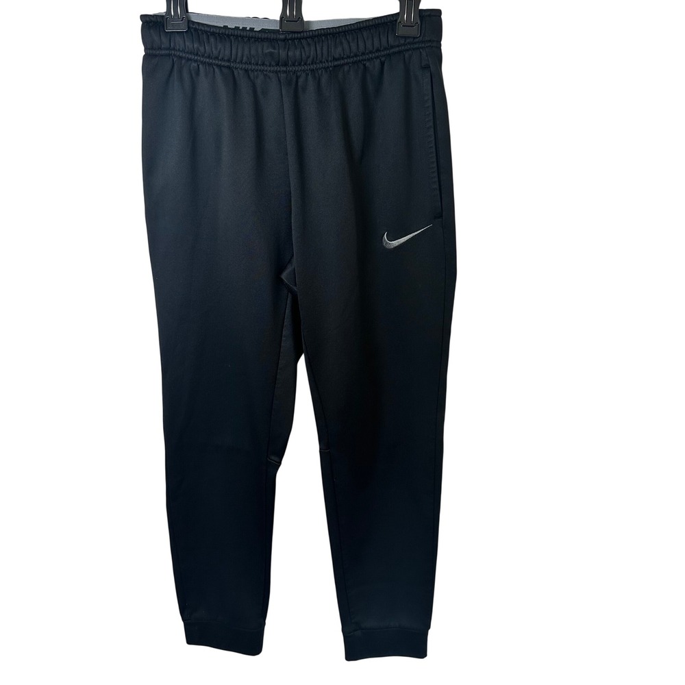 Nike Joggers Men XL Black Therma-FIT Tapered Training Sweatpants Athletic Cuffed